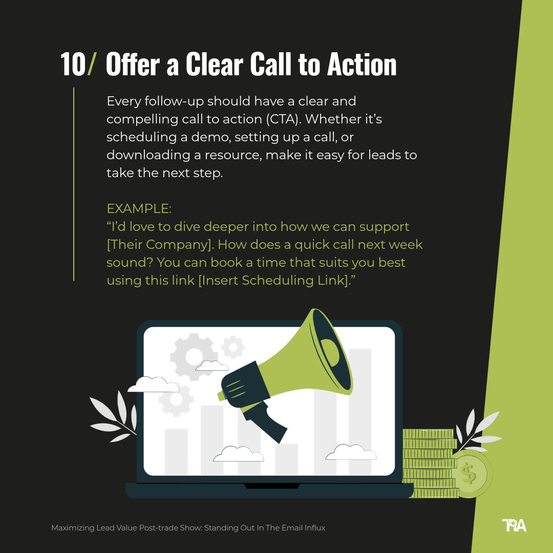 10/ Offer a Clear Call to Action