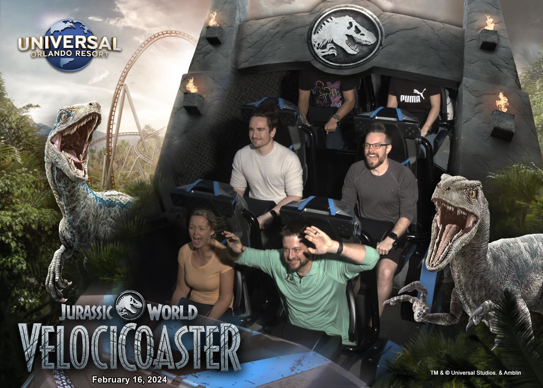 roller coaster ride image